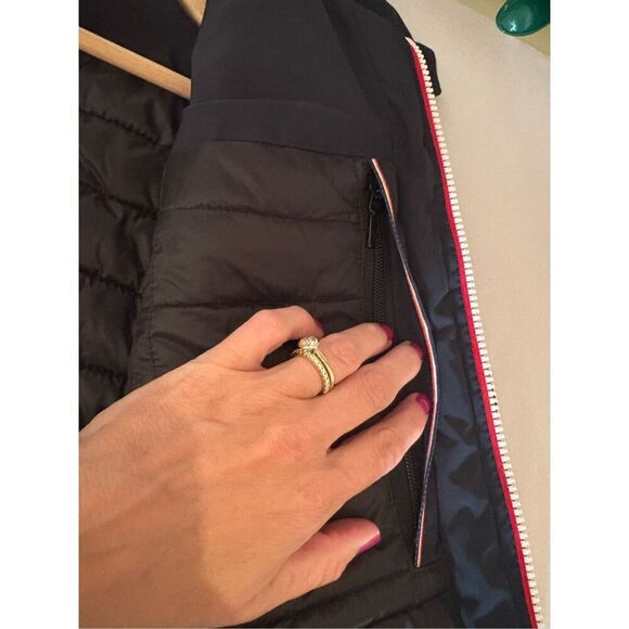 Fusalp Apres-Ski 1952 Puffer Jacket Quilted Coat‎ Navy Blue Full Zip Menswear - Picture 11 of 12